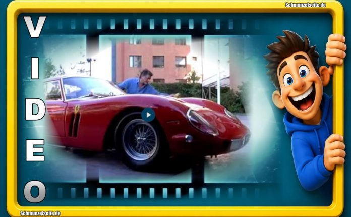 Ferrari gestohlen - alter Klassiker, aber immer wieder geil.