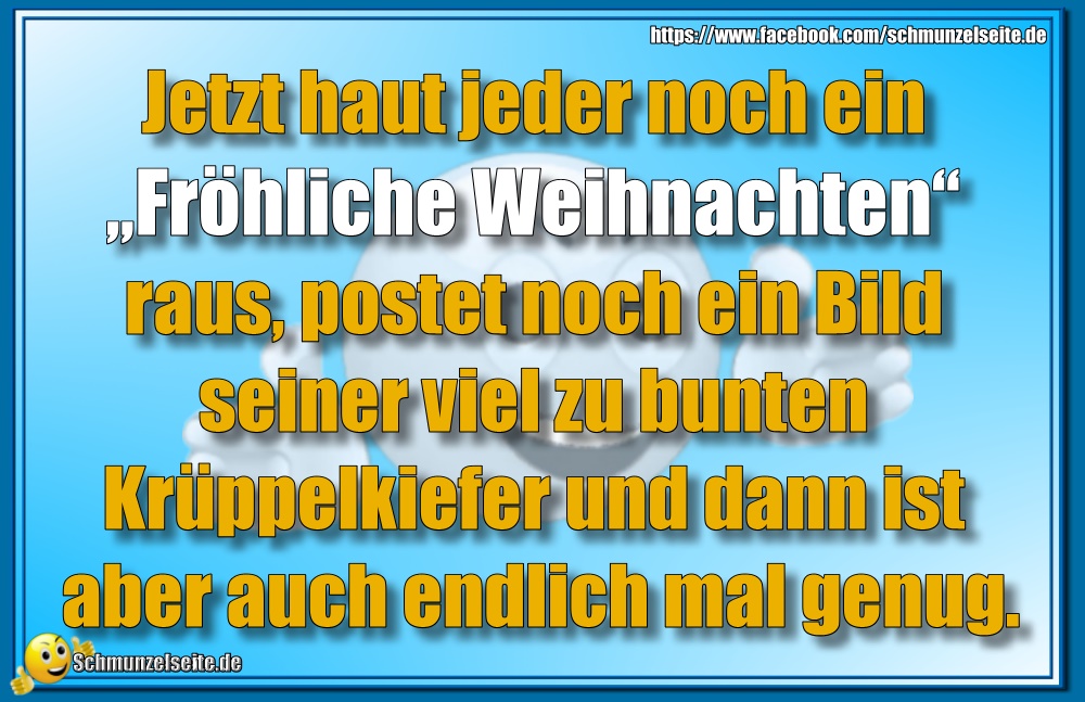Fröhliche Weihnachten