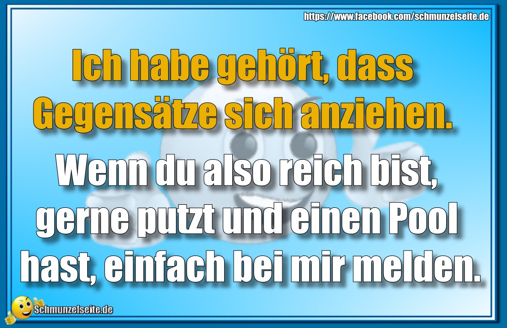 Gegensätze ziehen sich an