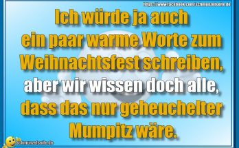 Warme Worte zum Weihnachtsfest