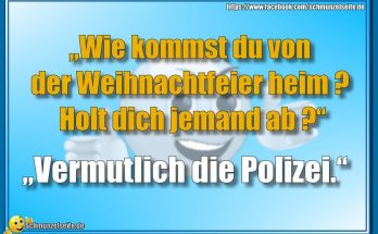 Weihnachtsfeier Polizei