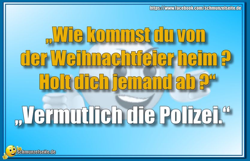 Weihnachtsfeier Polizei