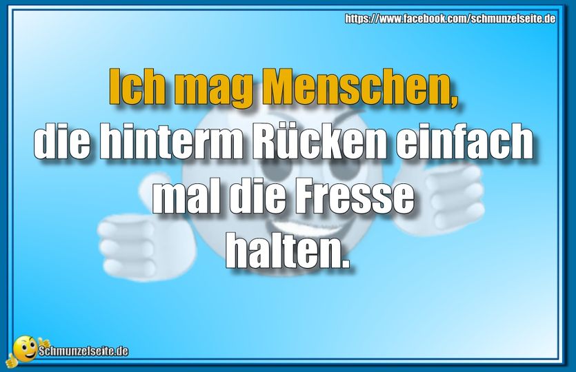Fresse halten