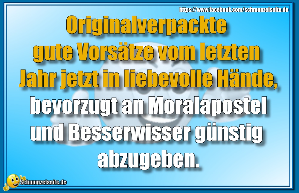 Gute Vorsätze 