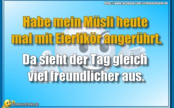 Müsli mit Eierlikör