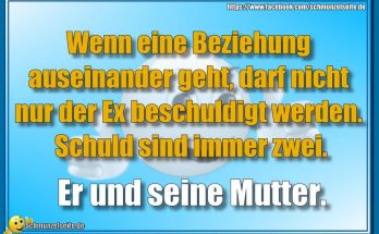 Schuld sind immer zwei