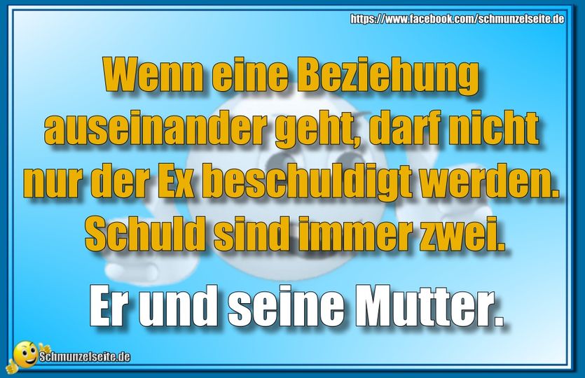 Schuld sind immer zwei