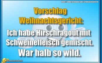 Vorschlag Weihnachtsgericht