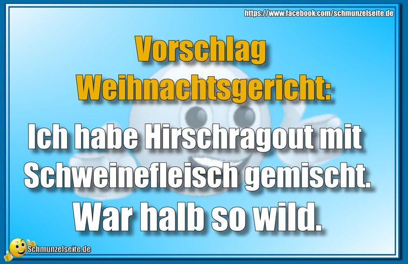 Vorschlag Weihnachtsgericht