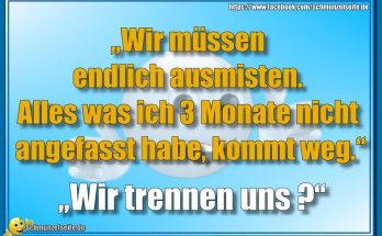 Wir trennen uns
