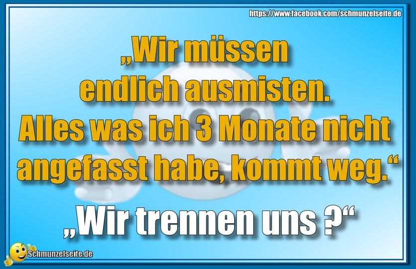Wir trennen uns