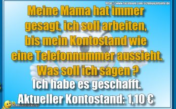 Aktueller Kontostand