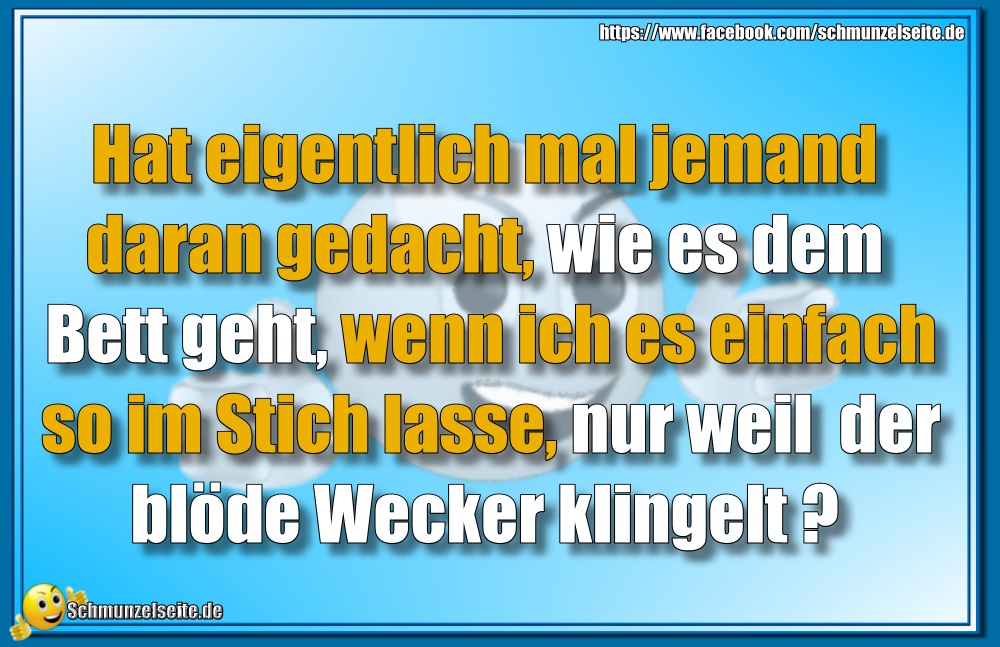 Der blöde Wecker