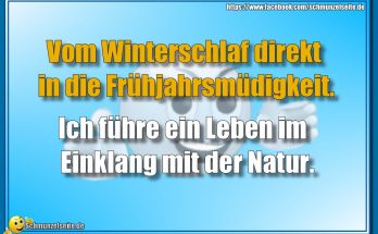 Frühjahrsmüdigkeit