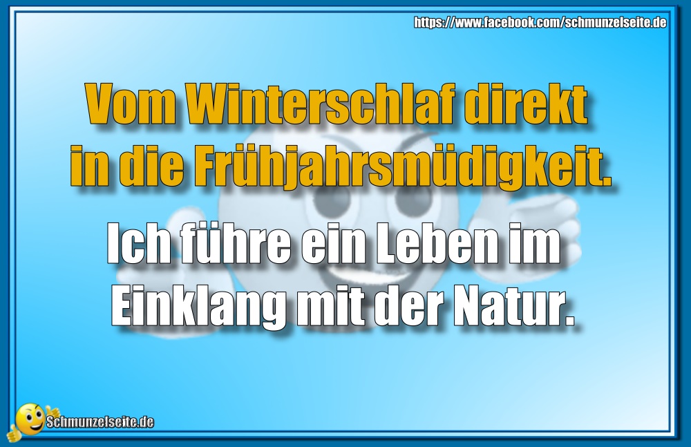 Frühjahrsmüdigkeit