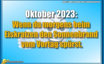 Sonnenbrand vom Vortag