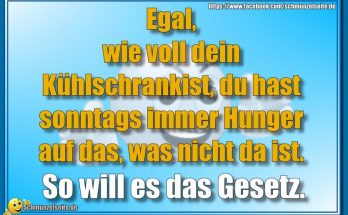 Sonntags immer Hunger