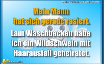 Wildschwein mit Haarausfall
