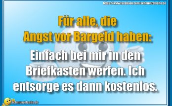 Angst vor Bargeld