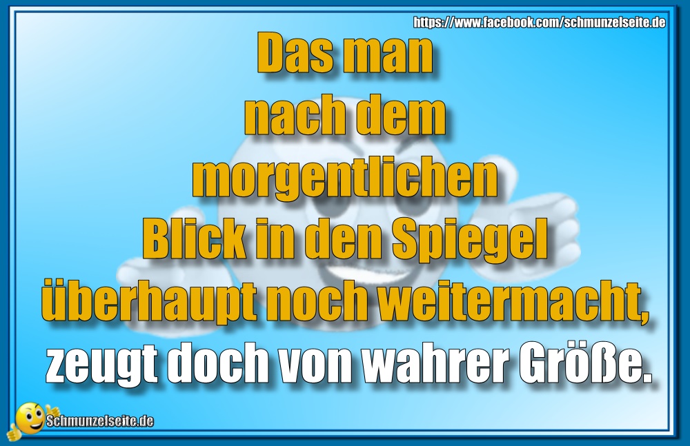 Blick in den Spiegel