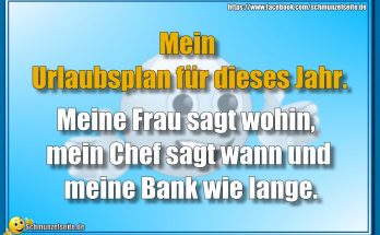 Mein Urlaubsplan