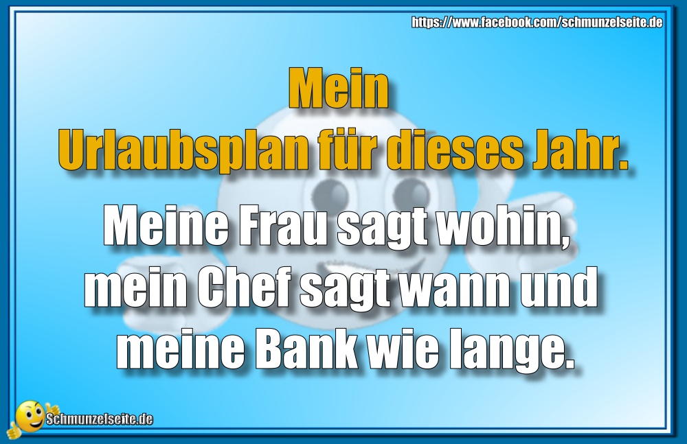 Mein Urlaubsplan