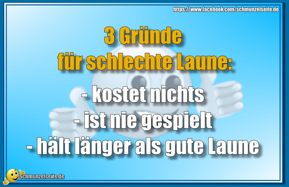 Schlechte Laune