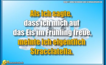 Eis im Frühling