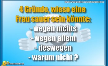 Frau sauer