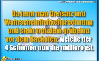 Vor dem Backofen