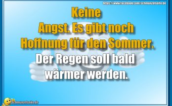 Keine Angst.