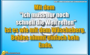 Die Welt retten