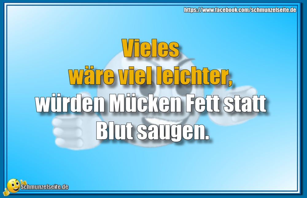 Fett statt Blut