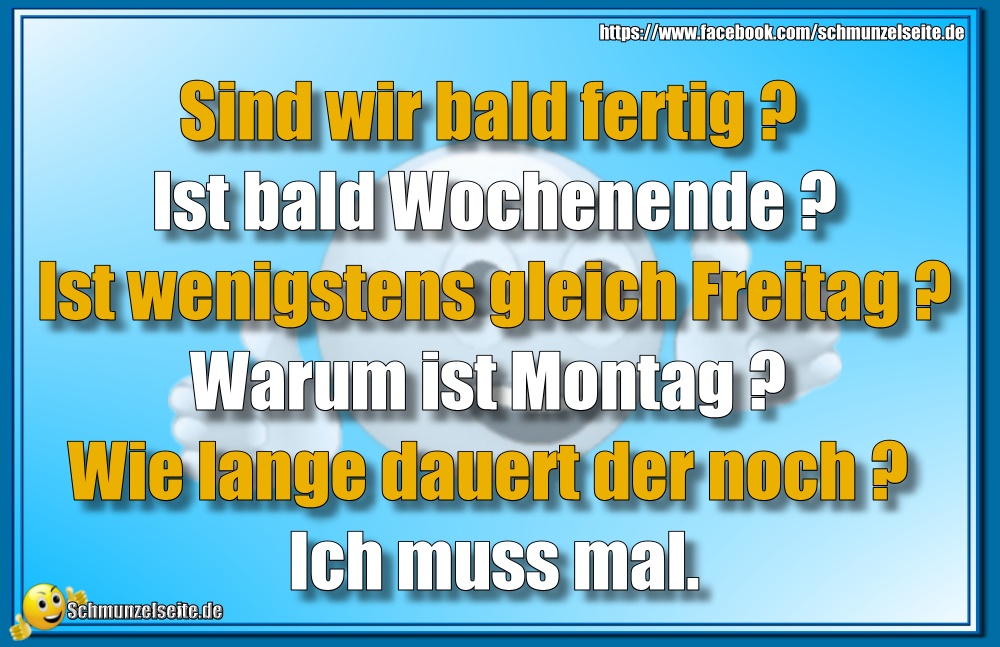 Ich muss mal