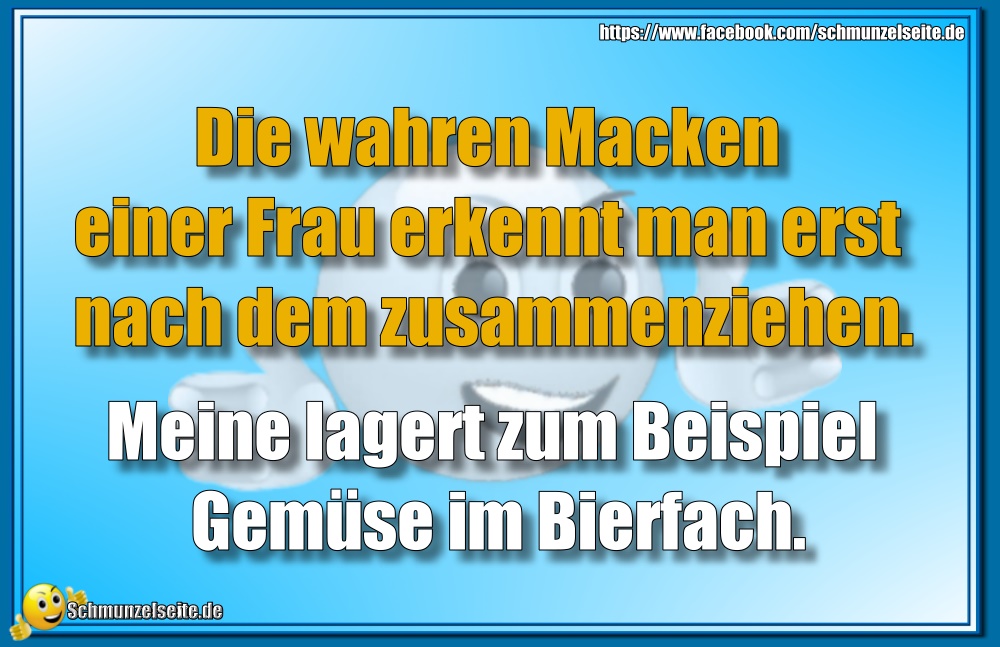 Macken einer Frau