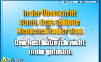 Schlaue Menschen