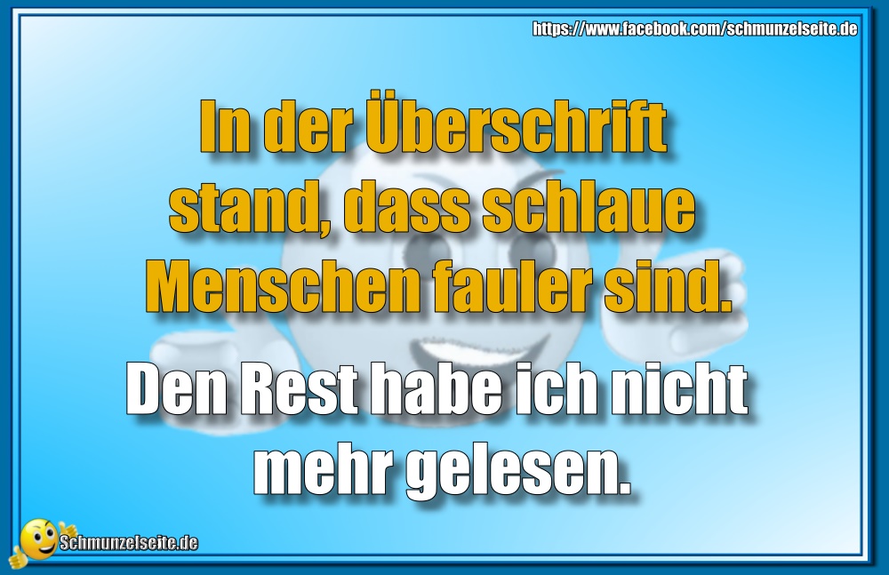 Schlaue Menschen