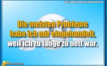 Die meisten Probleme