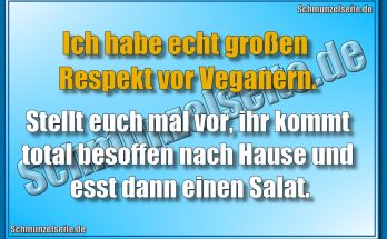 Respekt vor Veganern