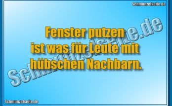 Fenster putzen