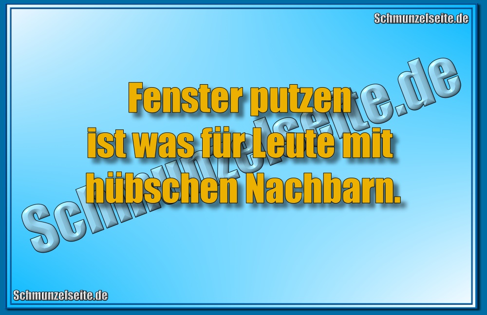 Fenster putzen