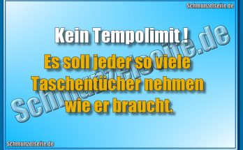 Kein Tempolimit