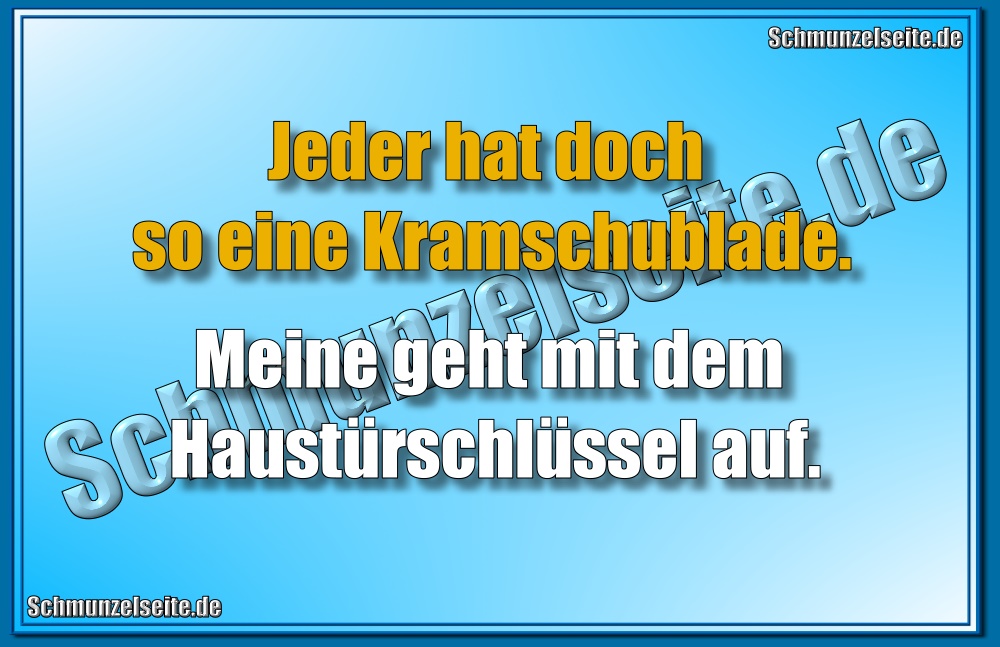 Kramschublade