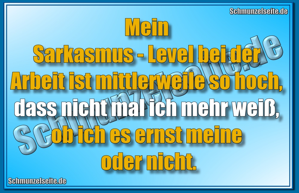 Sarkasmus-Level
