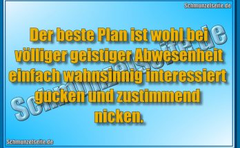 Der beste Plan