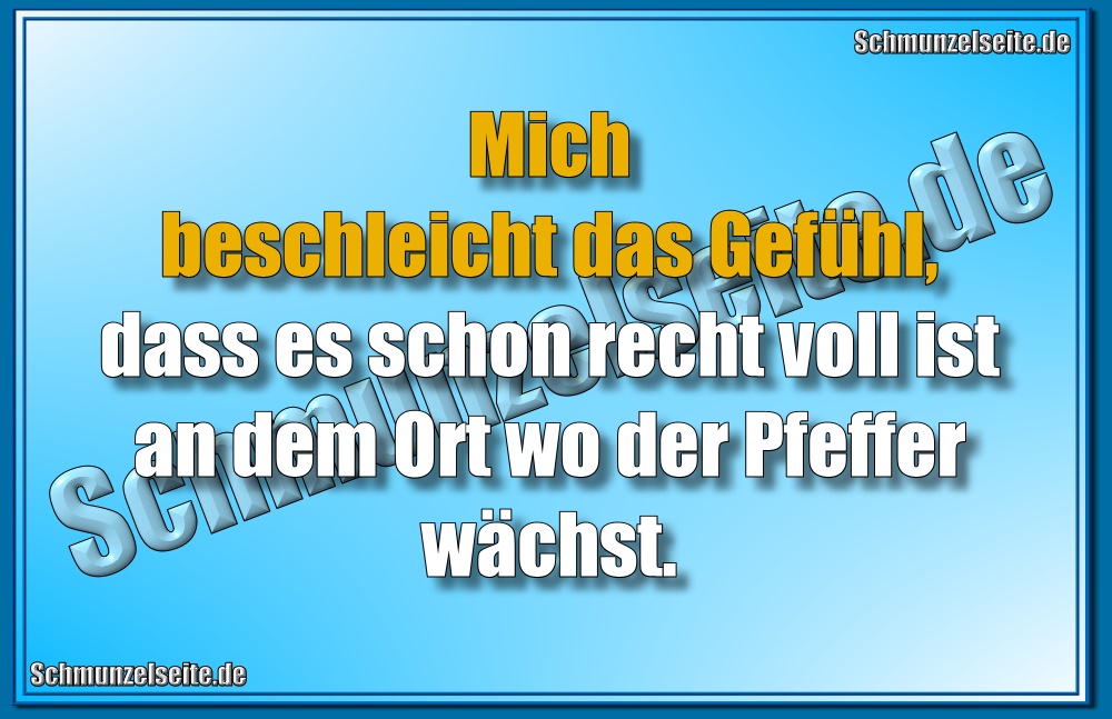 Wo der Pfeffer wächst