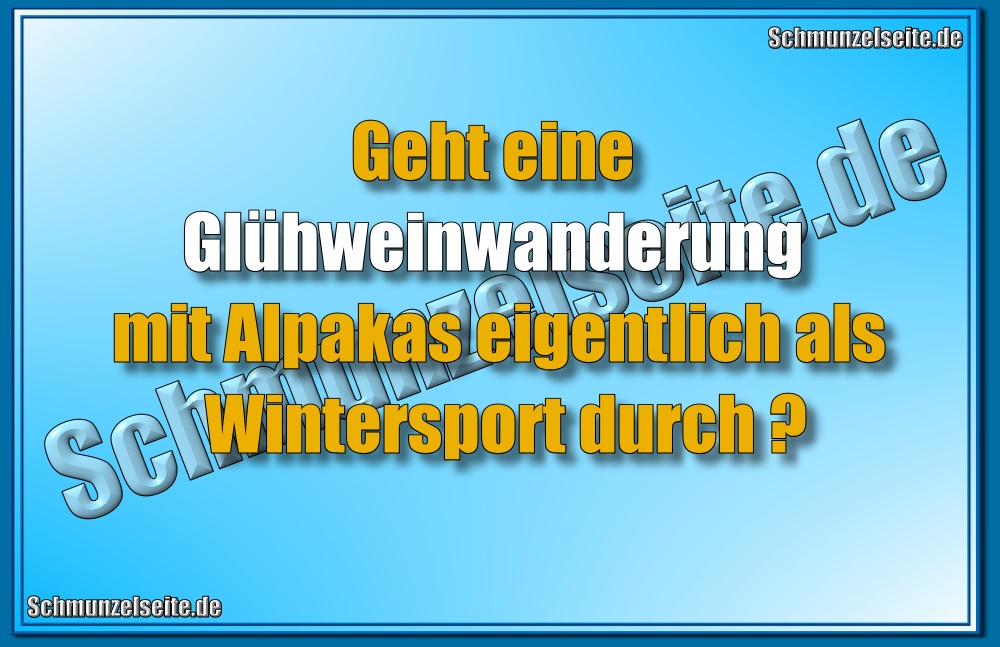 Glühweinwanderung
