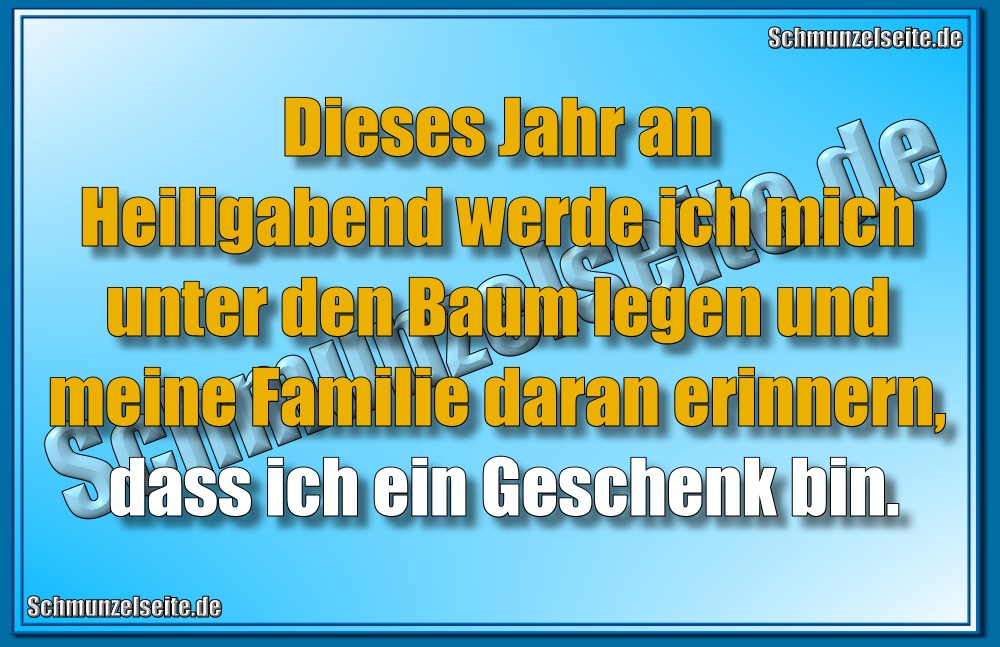 Heiligabend Geschenk