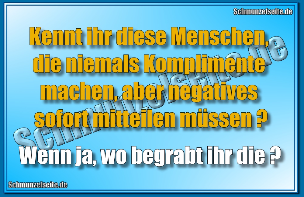 Komplimente machen