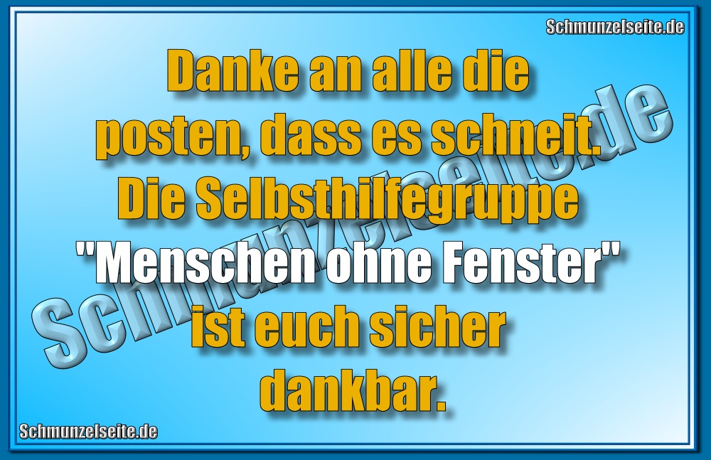 Menschen ohne Fenster
